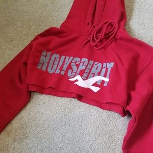 Cropped "Holyspirit" Hoodie